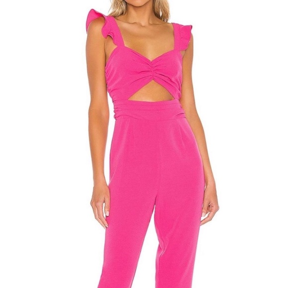 Revolve Lovers and Friends | Pink Jumpsuit - Picture 2 of 7